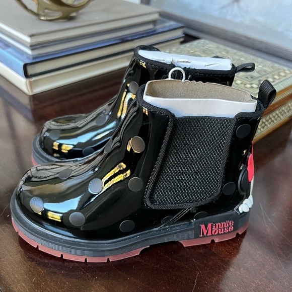 Zara Shoes Zara Disney Minnie Mouse Boots Poshmark